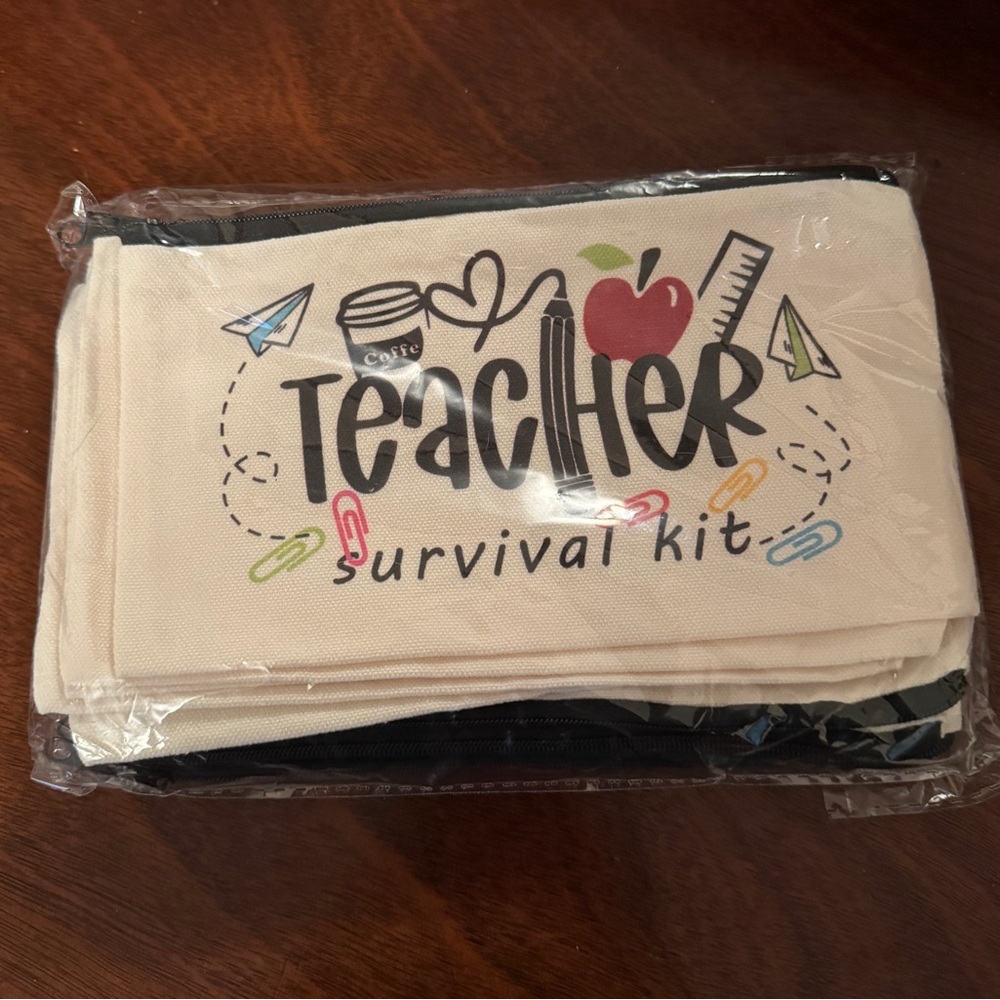 Teacher Survival Kit Pouch pack of 10 bags